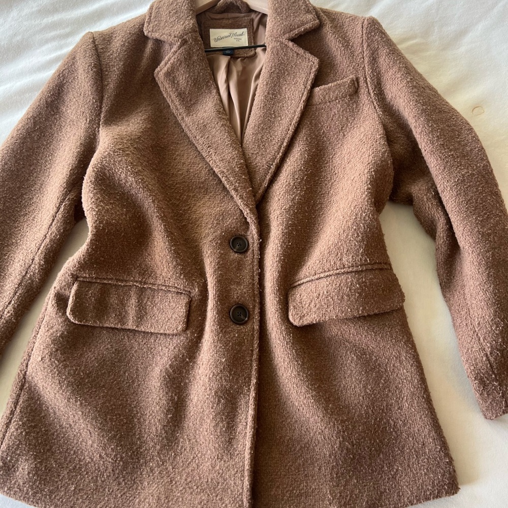 Wool Brown Women's Coat